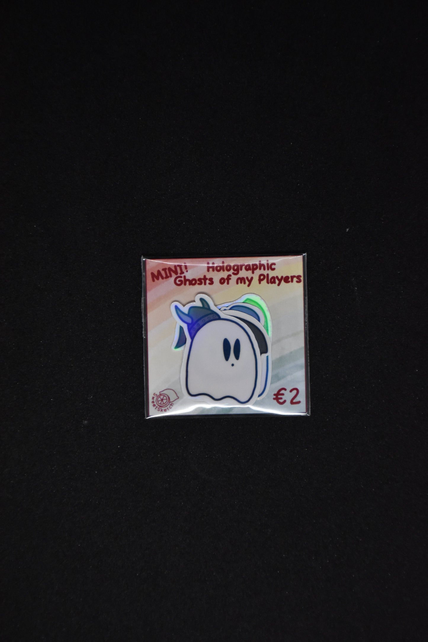 MINI Holografisch Ghosts of my Players los - TTRPG Sticker