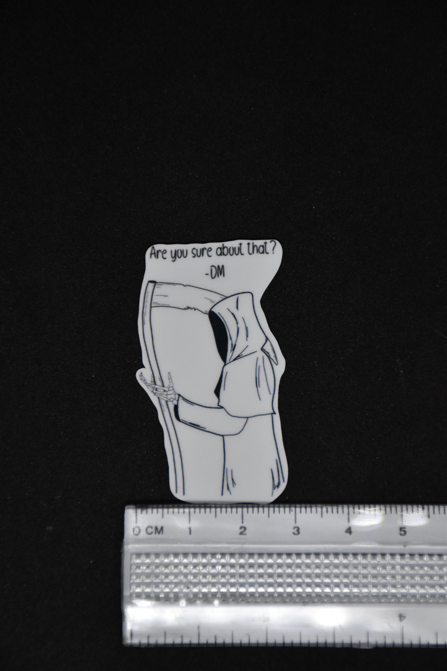 Are you sure about that -DM - TTRPG Sticker