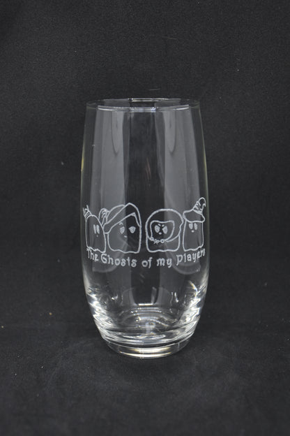 The Ghosts of my Players - TTRPG Engraved Glasses