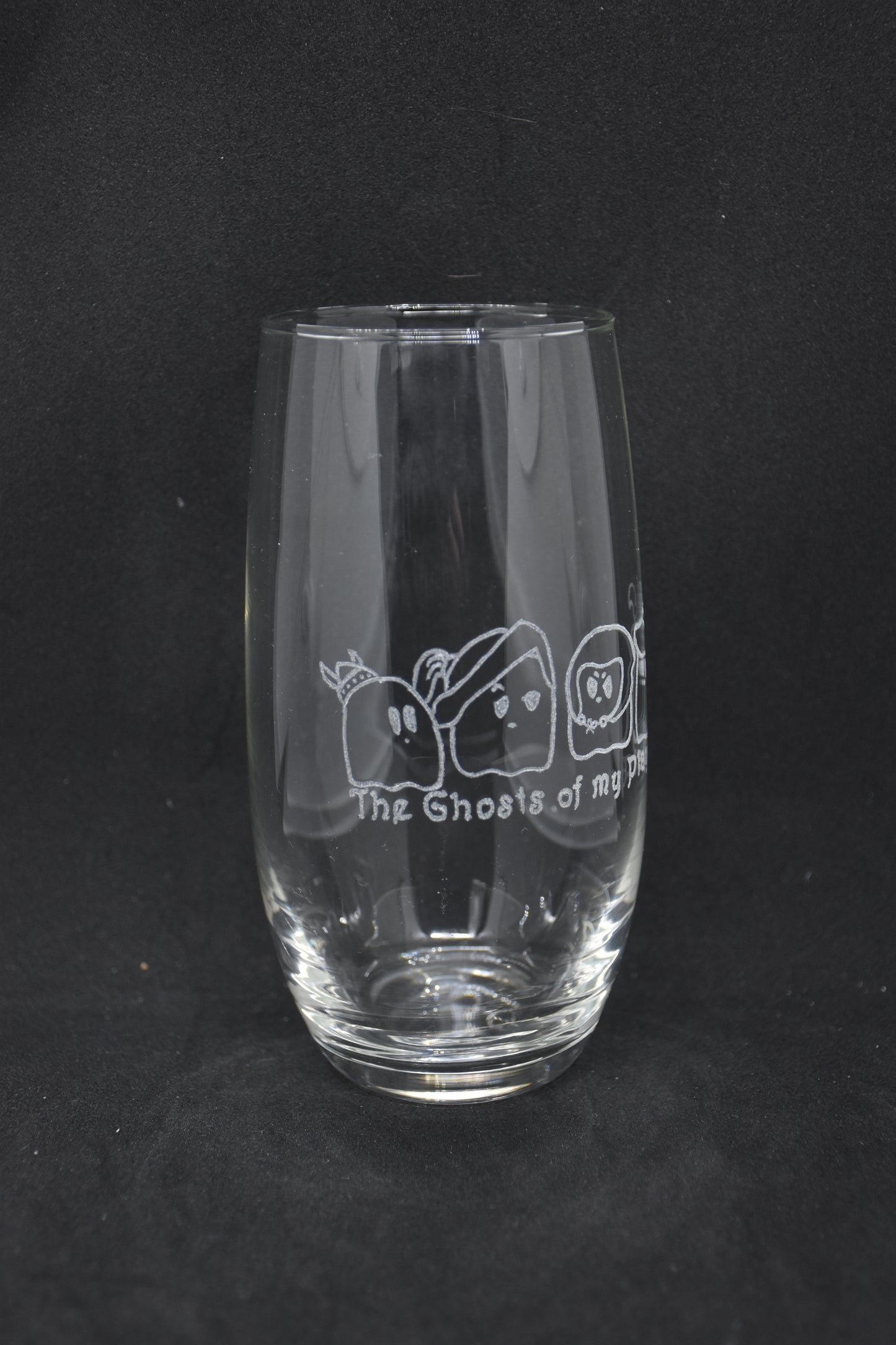 The Ghosts of my Players - TTRPG Engraved Glasses