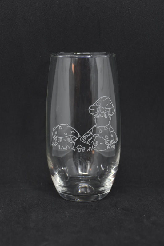Mushroom Buddies - Fantasy Engraved Glasses