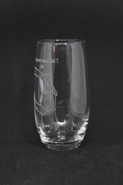 Are you sure about that? -DM - ​​TTRPG Engraved Glasses