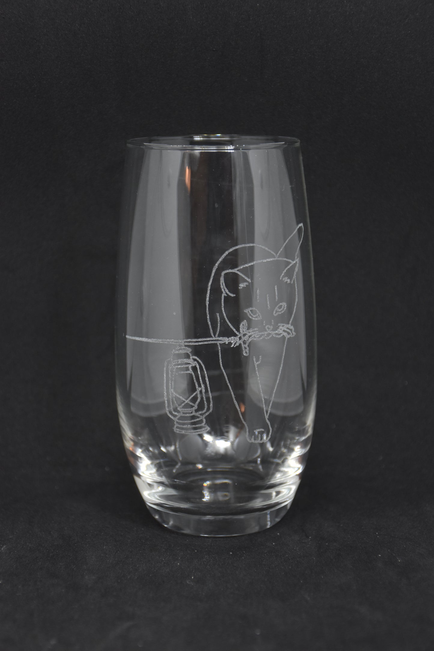Rogue Cat Animal Companion - TTRPG Engraved Glasses