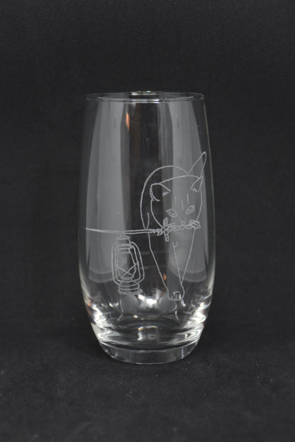 Rogue Cat Animal Companion - TTRPG Engraved Glasses