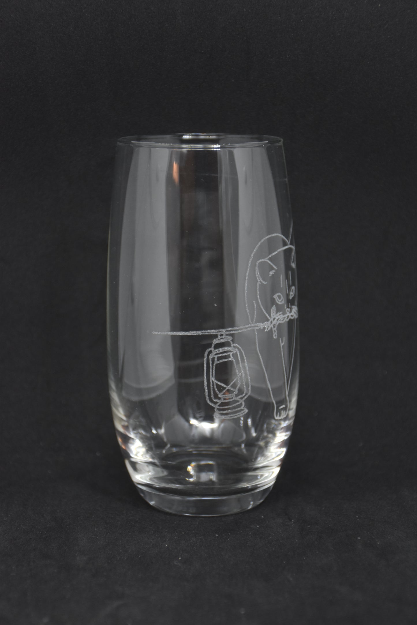 Rogue Cat Animal Companion - TTRPG Engraved Glasses