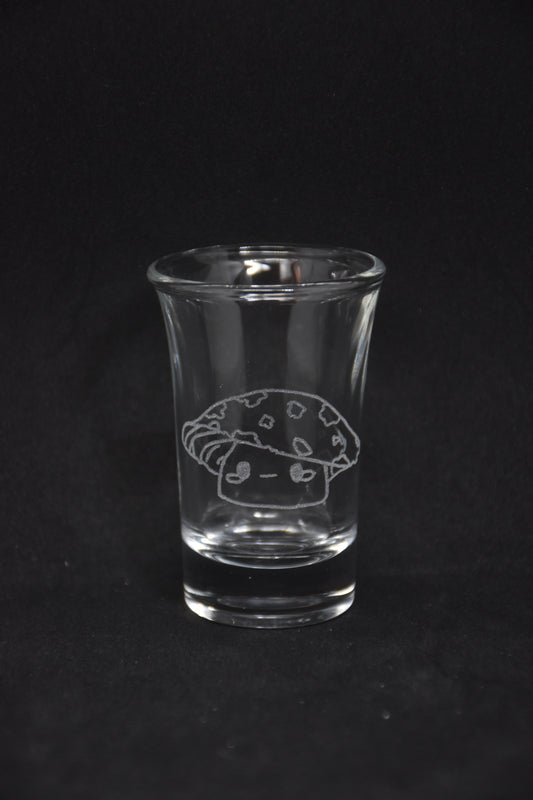 Mushroom Shot Buddies (2) - Fantasy Engraved Glasses