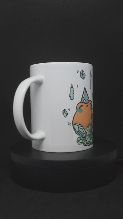 Wizard Frog Cartoon - TTRPG Mugs