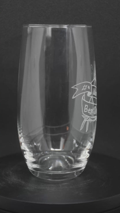 World's Best Dungeon Master - TTRPG Engraved Glasses