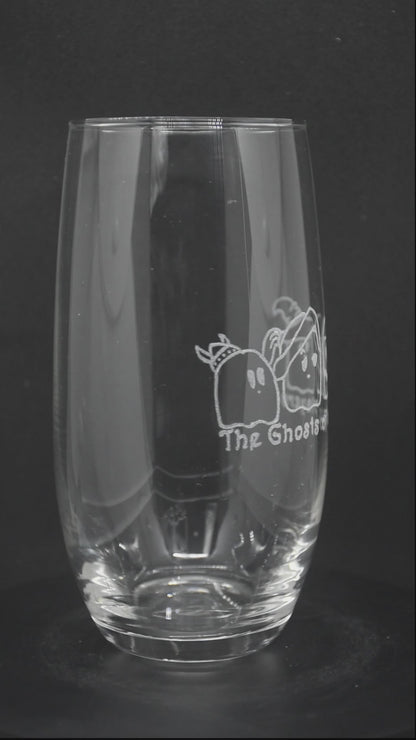 The Ghosts of my Players - TTRPG Engraved Glasses